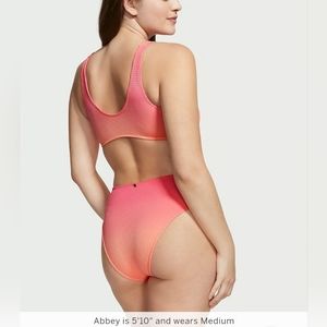 VS Bikini Bottom NWT - Victoria Secret Summer Wave Dip Dye Tropical